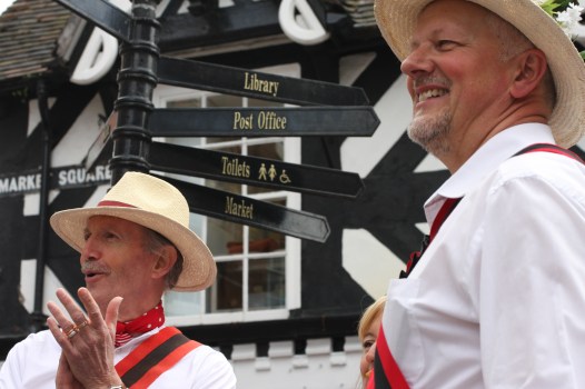Morris men in Market Square
