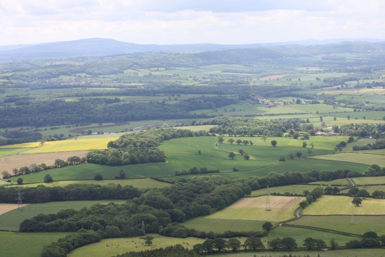 Did this view from The Wrekin inspire Tolkein's vision of The Shire? Maybe, maybe not!