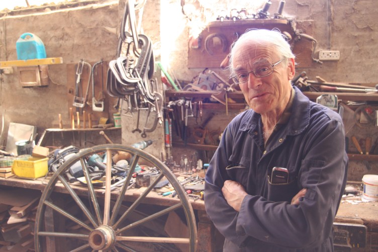 Philip in the workshop