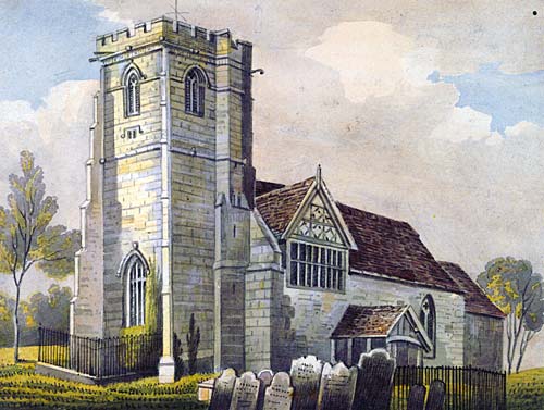 St Lucia's Church, Upton Magna - between Wellington and Shrewbury. Plimmer was christened here in July 1812.