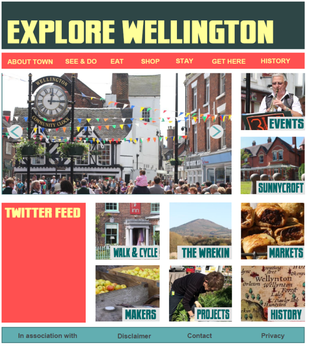 Explore Wellington mock up